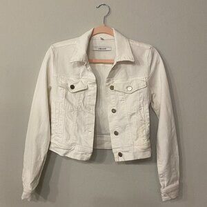J Brand White Denim Jacket XS